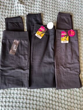 shosho Black Basic Leggings Set